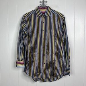 Robert Graham Mens Buttondown Colorful Shirt SZ L
